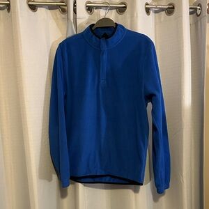 Nike Men's Vibrant Blue Zip-Up Sweater